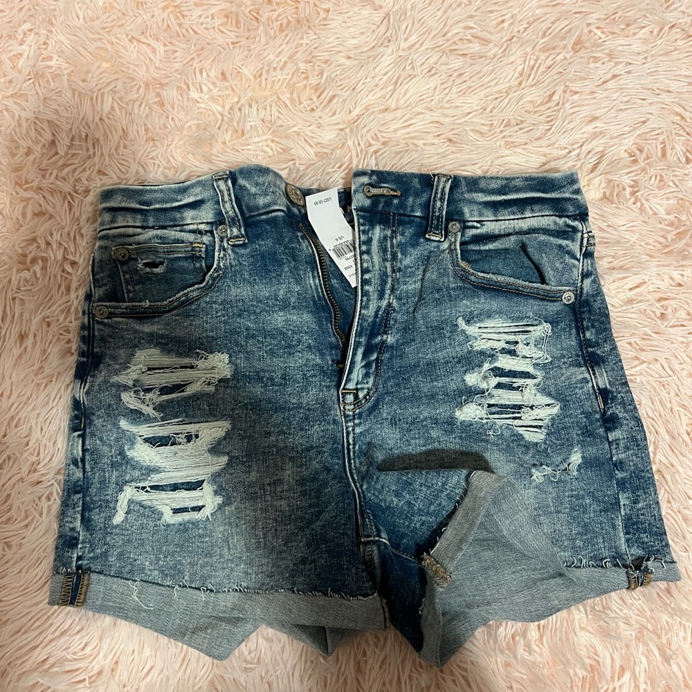 American Eagle Distressed Denim Shorts